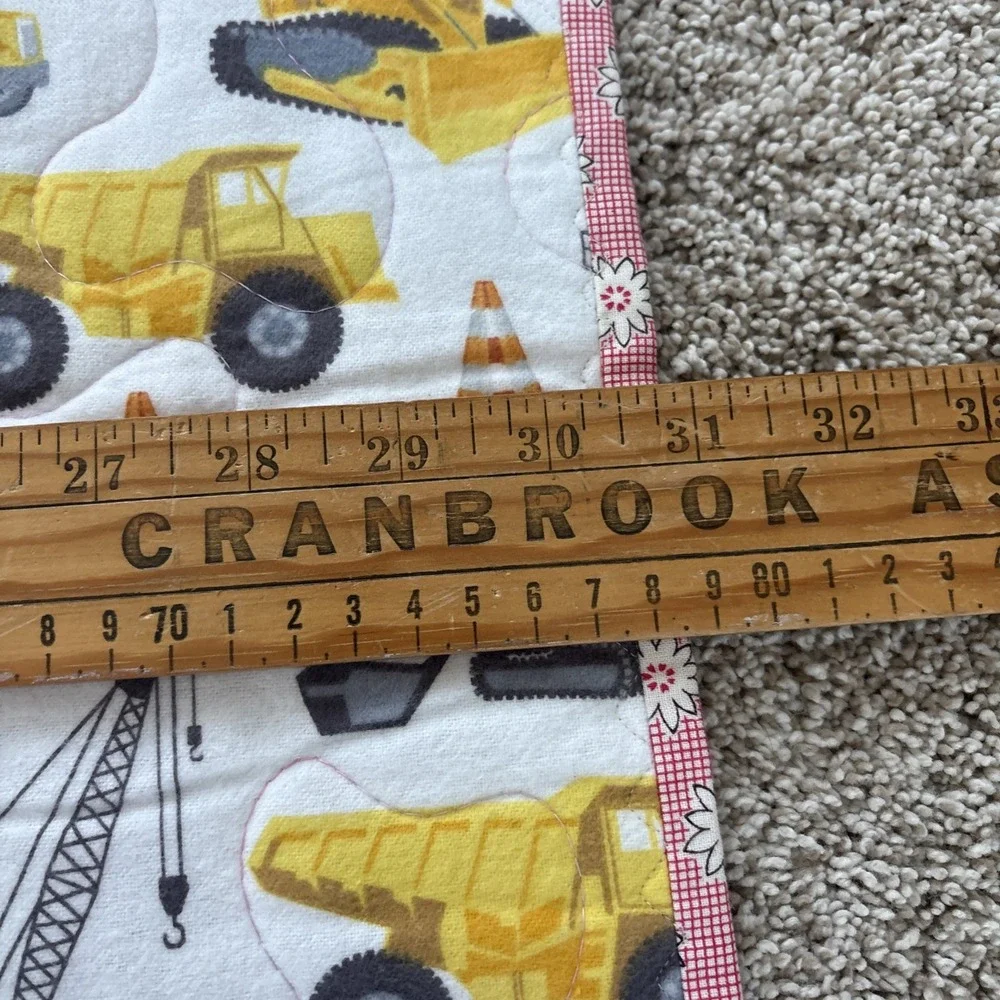 Construction Truck Baby Crib Blanket Nursery Wall Hanging‎ 38.5x31